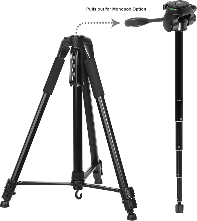 Ravelli APLT6M 72" Light Weight Aluminum Tripod/Monopod,