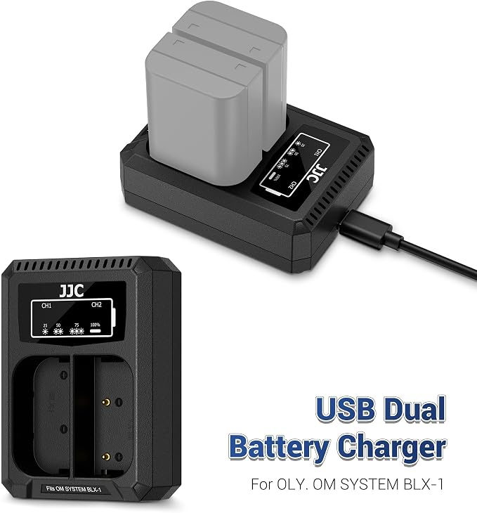 JJC BLX-1 Battery Charger USB Dual Slot