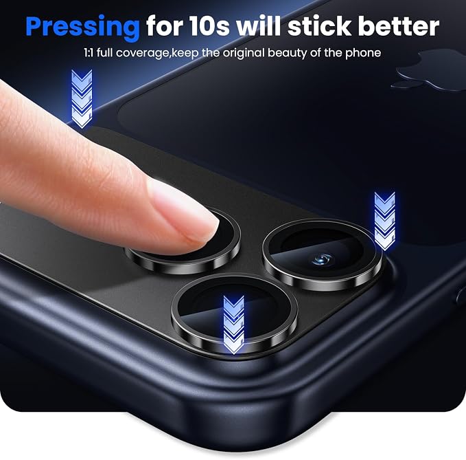 WSKEN for iPhone 17 Pro Max Camera Lens Protector, Metal Aluminum Alloy