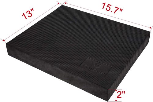 Balance Pad - Non-Slip Foam Mat for Core Stability & Rehabilitation | 15.7 x 13 x 2 Inch