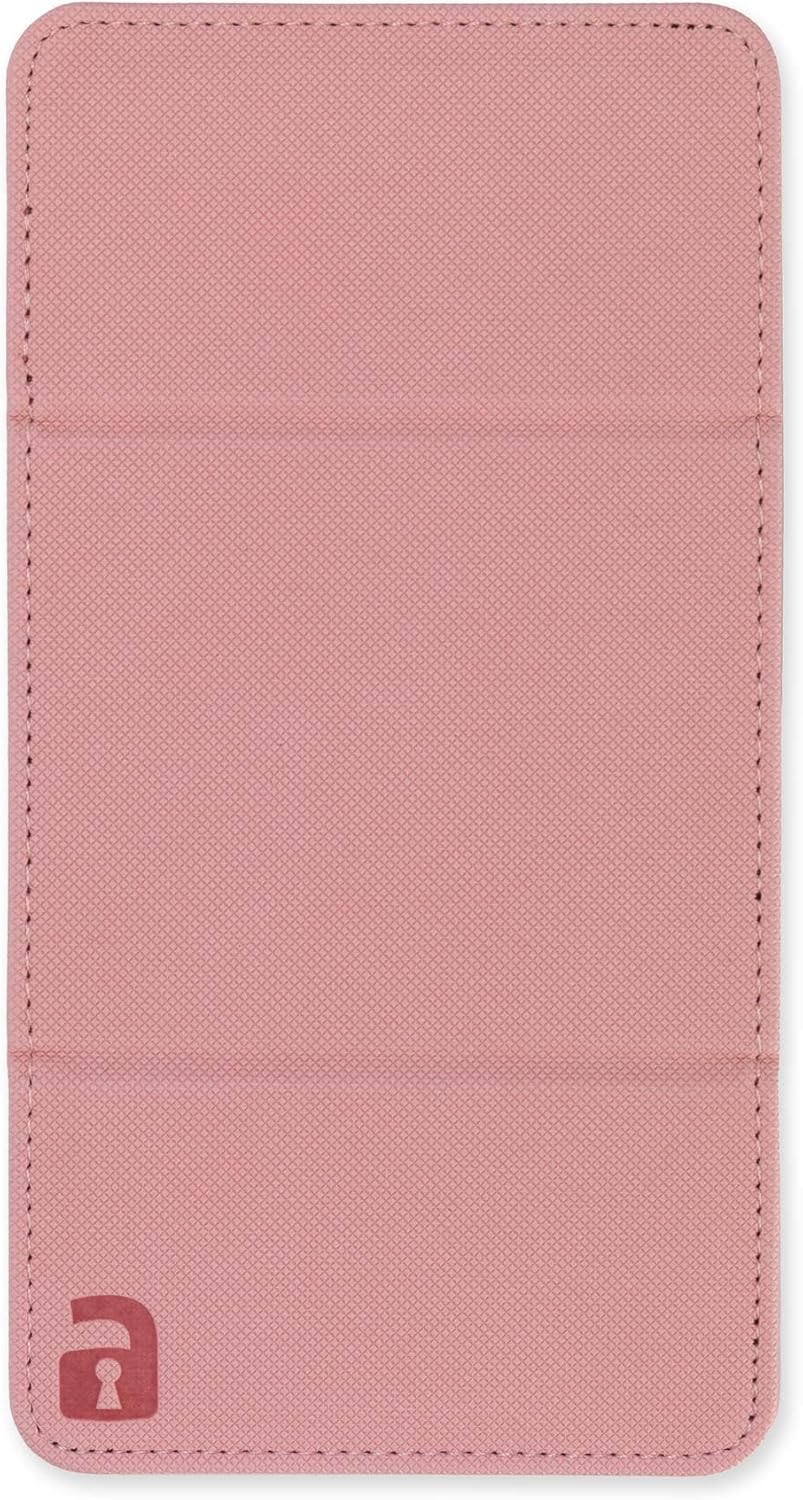 Vault X Trading Card Deck Box - Premium Exo-Tec Material, Holds 100+ Sleeved Cards | Pink with Magnetic Lid