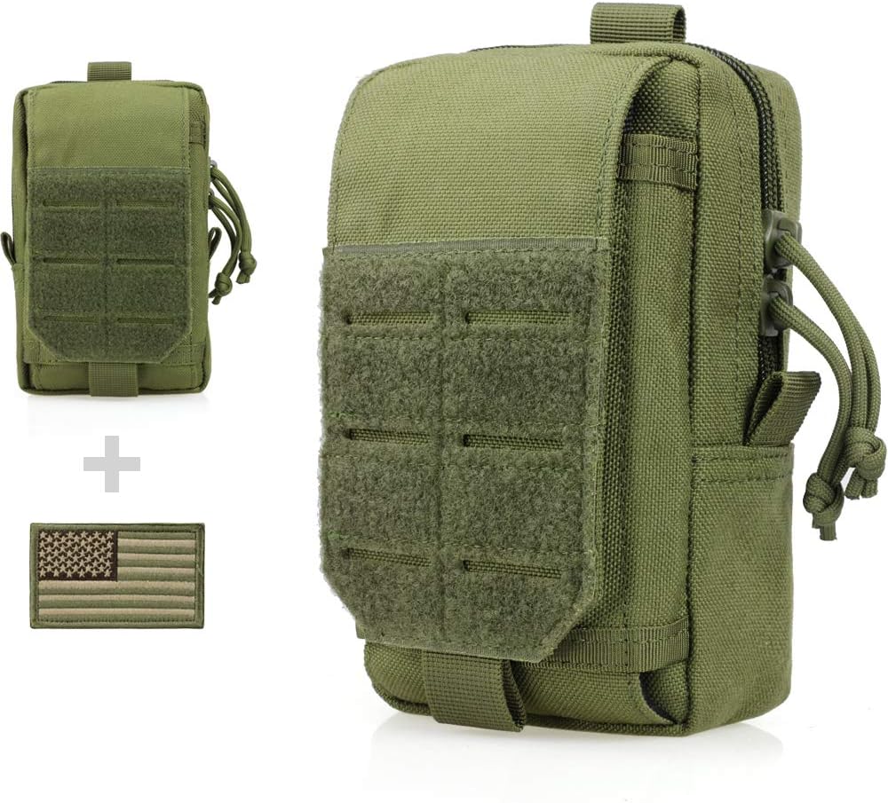 WYNEX Tactical EDC Pouch - Molle Utility Organizer for Gadgets & Phones | Versatile Waist Pack