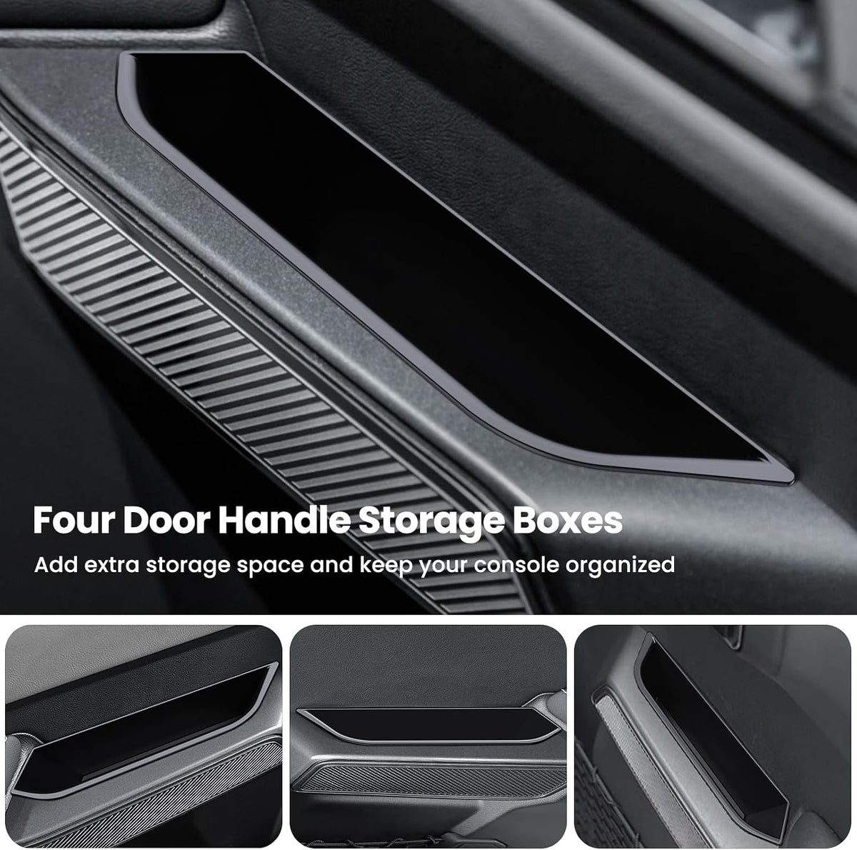 YPHUIKI Center Console Organizer Handle Storage for Ford Bronco 2025 2026