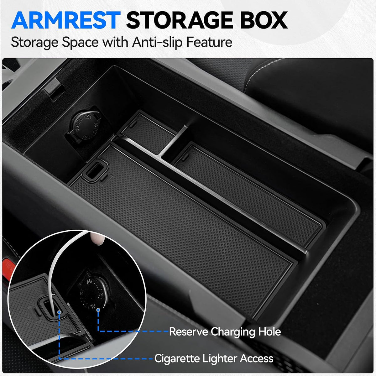 ELECFRESH Center Console Organizer for 2025 2026 Toyota Camry Accessories