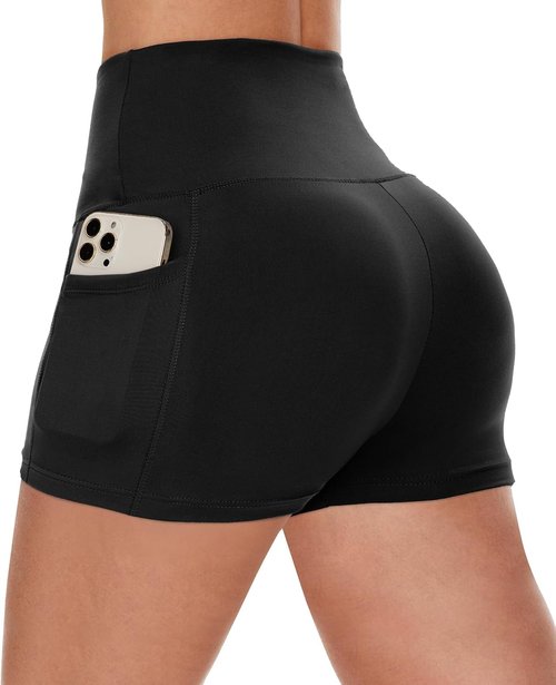 CAMPSNAIL Biker Shorts for Women - High Waisted Tummy Control with Pockets | 3"/5"/8" Sizes