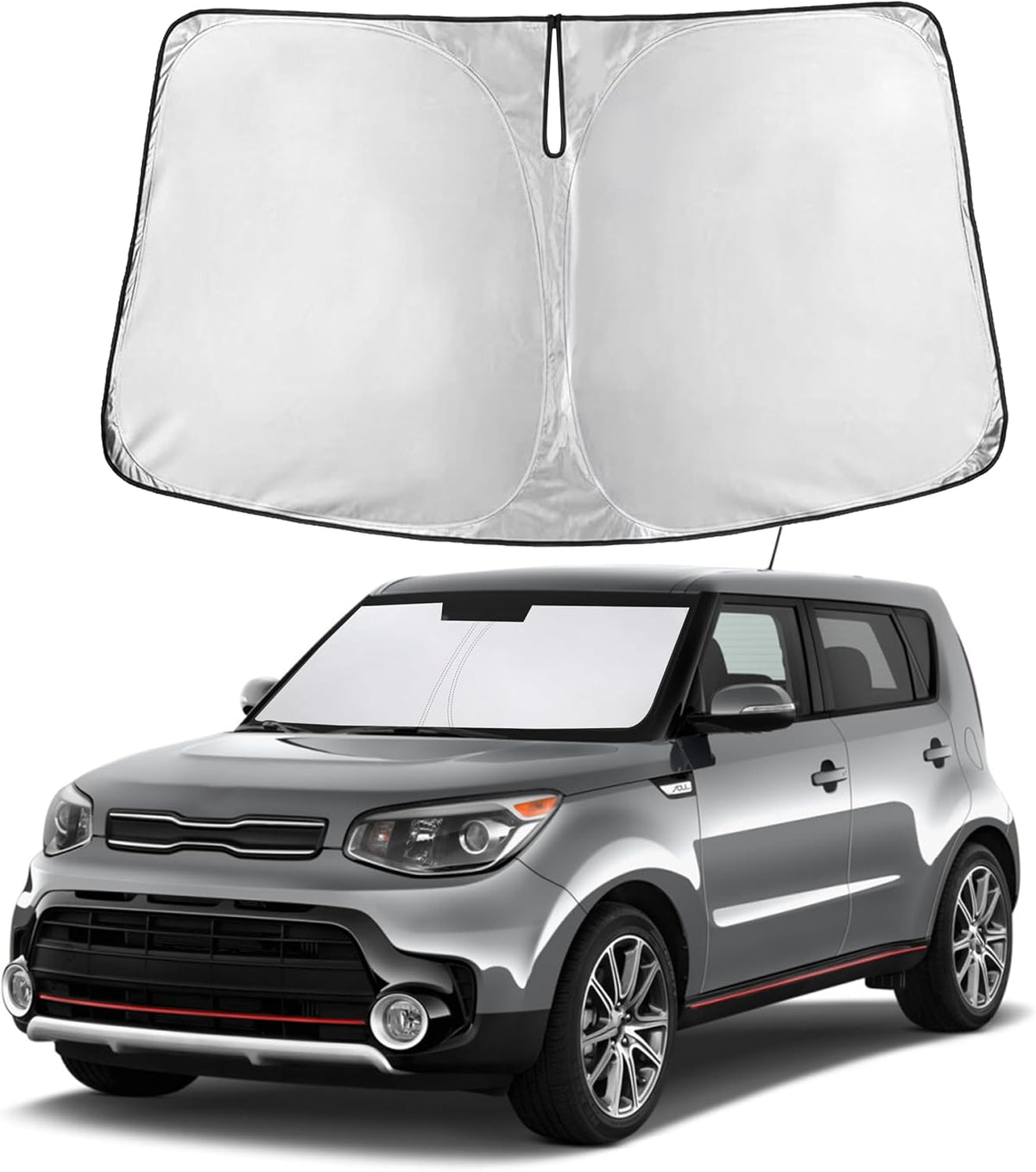 Autovir Windshield Sun Shade Fit for 2019-2024 2025 2026 Toyota RAV4 Sunshade, Front Car Window Shades Sun Visor, Blocks UV Rays & Heat, Car Accessories