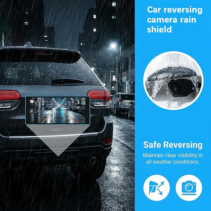 Car Rear View Camera Cover, Waterproof Vehicle Backup Lens Protector Sticker