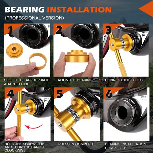Bicycle Bottom Bracket Removal Installation Tool Kit, Bearing Press Tool,Bike Bottom Bracket Remover,Suitable for BB86/BB30/BB91/BB92 and More