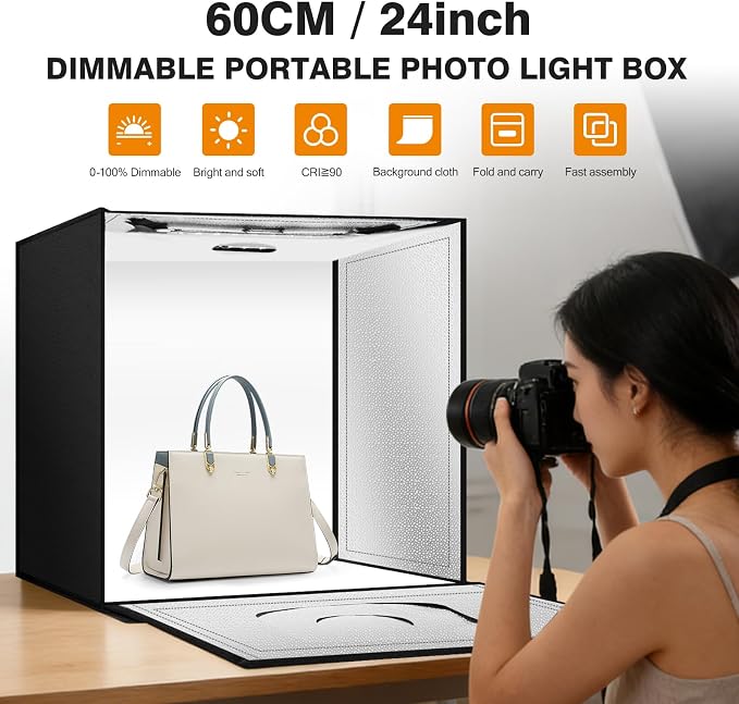Light Box Photography 24"x24"