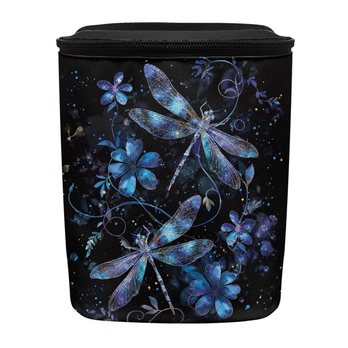 BIGCARJOB Mushroom Car Trash Can Bin for Back Seat, Portable Vehicle Trash Can with Mushroom Flower Print