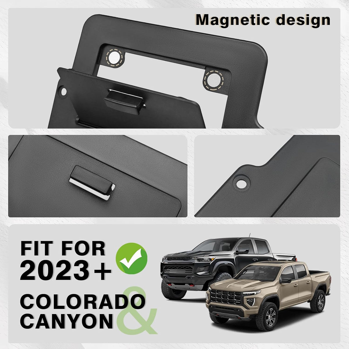 Muslogy Console Side & Hidden Box for 2023-2026 Chevy Colorado, GMC Canyon