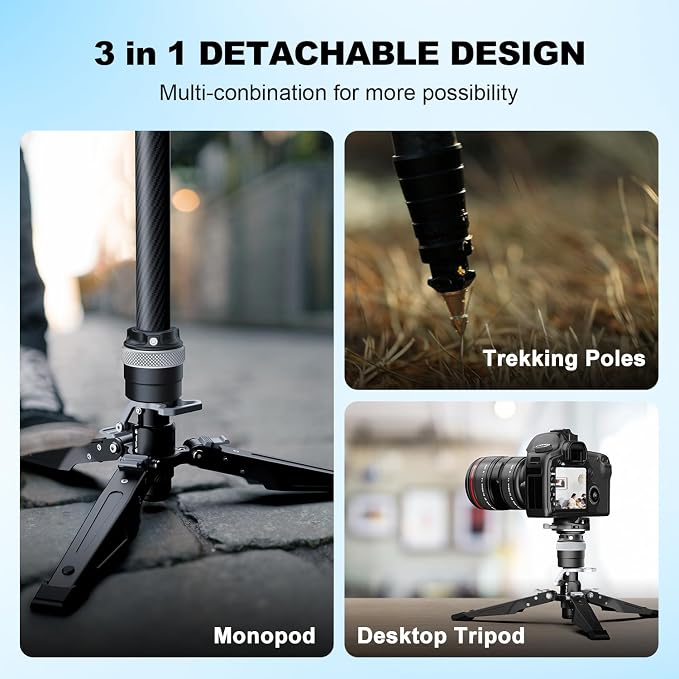 COMAN M1 62.8" Carbon Fiber Monopod