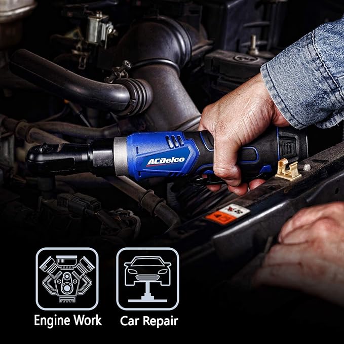 ACDelco ARW1209-K14 G12 Series 12V Li-ion Cordless 3/8” Rachet Wrench & Impact Wrench Combo Tool Kit
