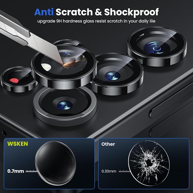 WSKEN for Samsung Galaxy S25 Ultra Camera Lens Protector