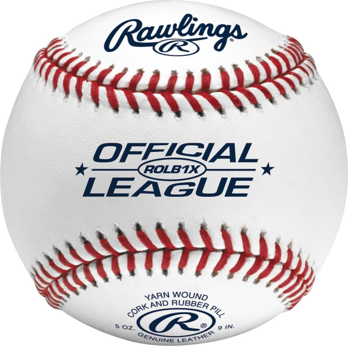 Rawlings Practice Baseballs - Bucket of 24 Youth/14U Official League Balls | ROLB1X