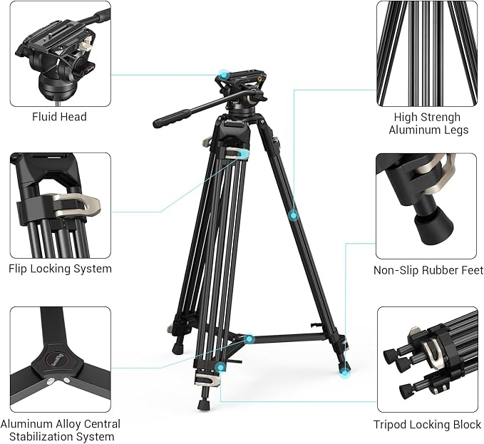 SmallRig AD-01 Video Tripod, Cameras 3751