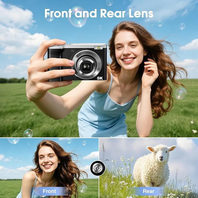 CAMKORY 5K Vlogging Camera