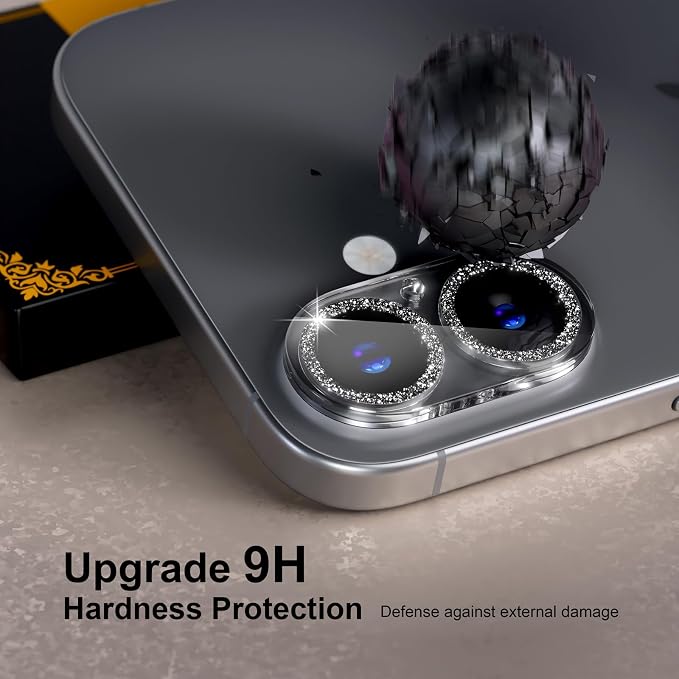 for 6 Pack iPhone 17 / iPhone 16 / iPhone 16 Plus Camera Lens Protector 9H