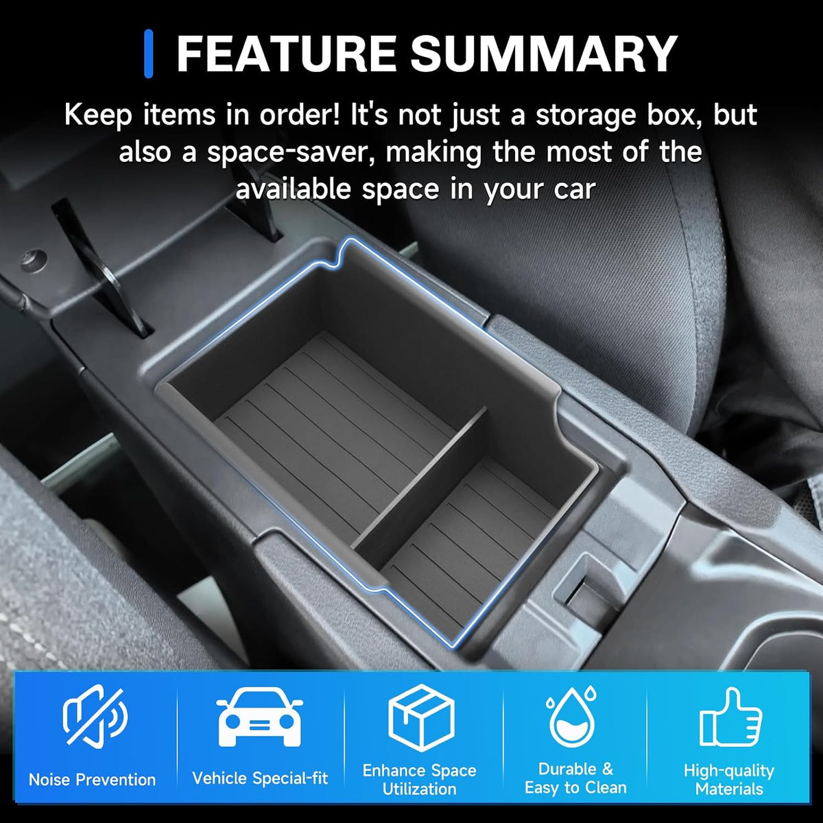 SXCY for 2025 2026 Nissan Kicks Center Console Organizer