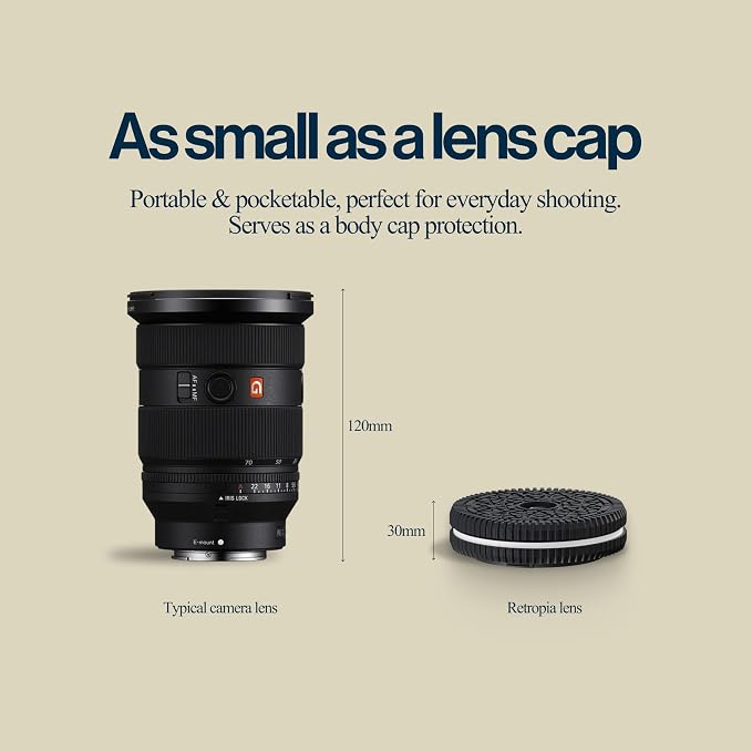 Original Retropia Repurposed Disposable Camera Mirrorless Lens | Unlimited