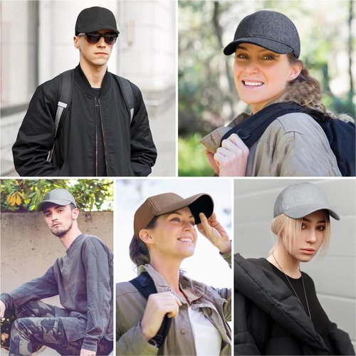 GADIEMKENSD Unstructured Wool Baseball Cap - Winter Warmth & Adjustable Fit | Stylish Headwear
