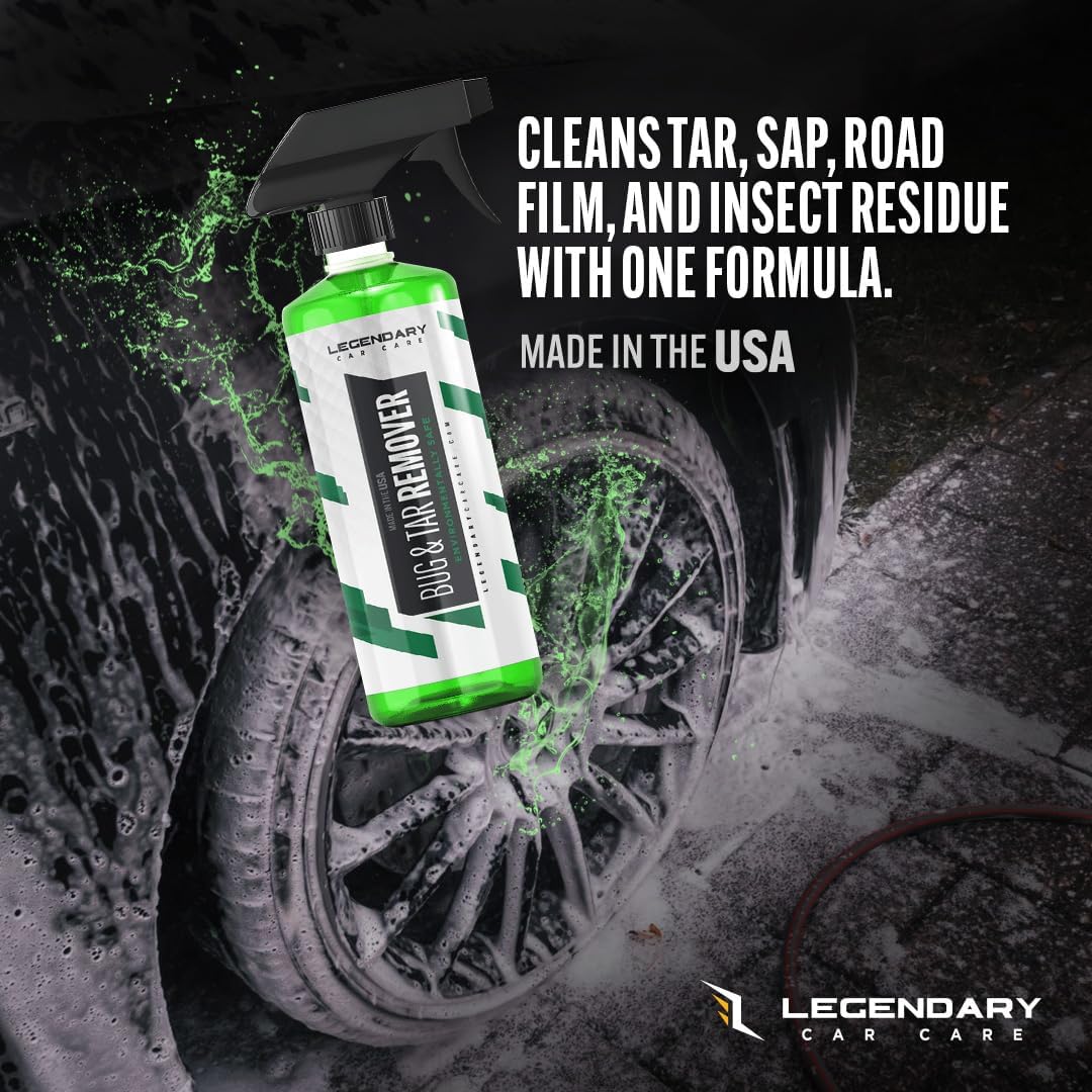 Legendary Car Care Bundle - Glass Cleaner 16oz & Tar & Sap Remover 16oz