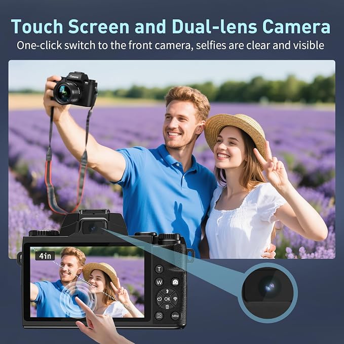 8K Digital Camera, 64MP WiFi Cameras