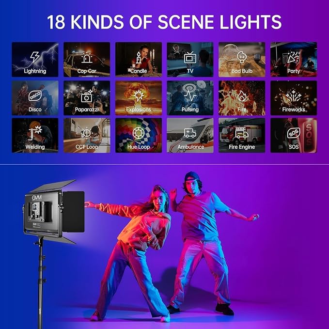 GVM 1500D RGB LED Video Light