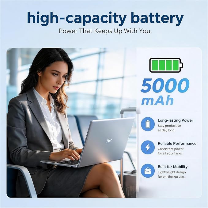 2026 Laptop Computer, 15.6 Inch Windows 11 Pro Laptops with Office 365, 8GB RAM 256GB SSD, Traditional Portable Lap top with Core M3-6Y30 Processor and Built-in Cooling System for Business & Students