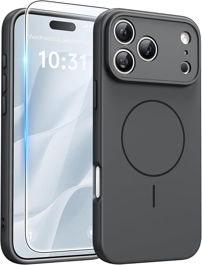 FNTCASE for iPhone 17 Pro Case: Integrated Silicone Phone Cases