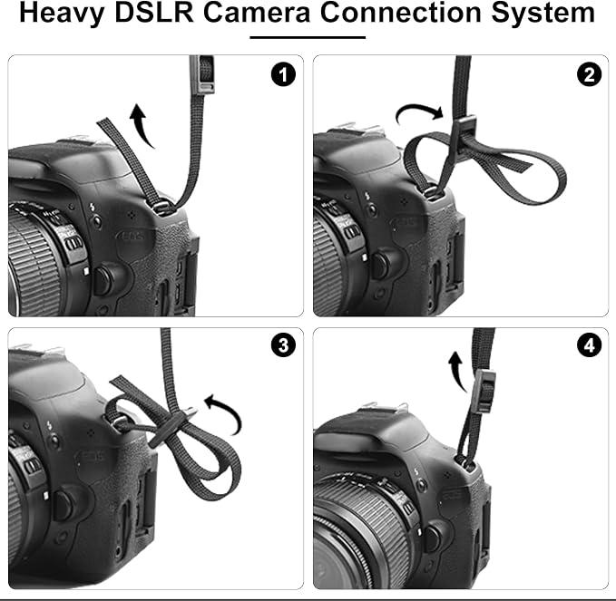FIEIL Neck Strap Silicone Camera Straps