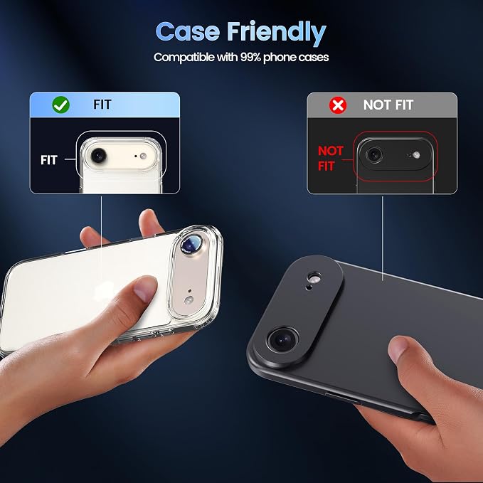 CACOE Camera Lens Protector for iPhone Air