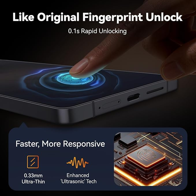 Wiaocit 3 Pack Tempered Glass Screen Protector