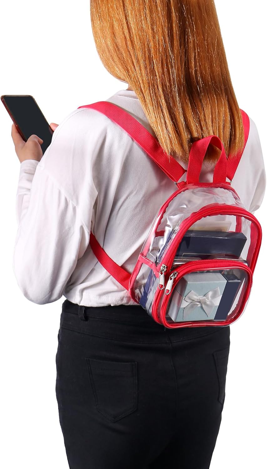 USPECLARE Clear Mini Backpack - Stadium Approved Transparent Bag for Kids | Perfect for Concerts & Events