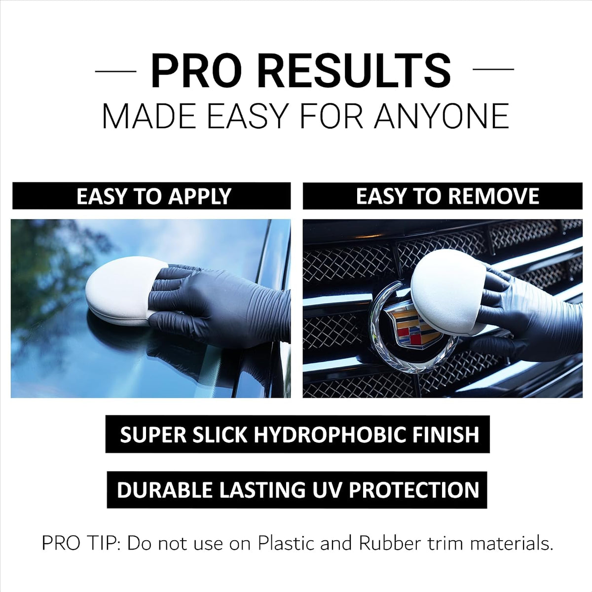 CAR GUYS Liquid Wax | Advanced Car Wax | Superior Protection with a Carnauba Shine | For all Paint Colors and Excellent Black | 8 Oz Kit
