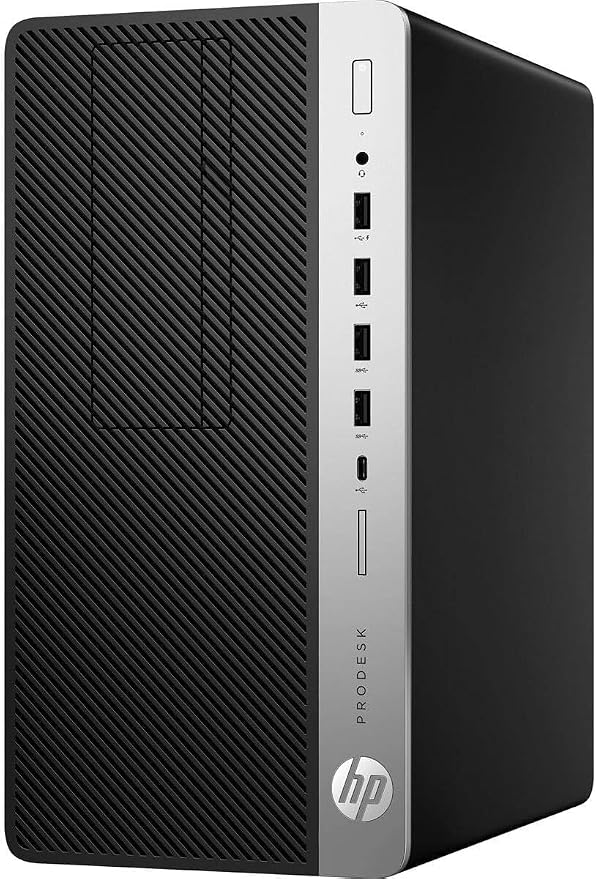 HP ProDesk 600G4 Tower Desktop Computer | Intel i7-8700 (3.4) | 16GB DDR4 RAM | 250GB SSD Solid State | Wi-Fi 5G + Bluetooth | Windows 11 Professional | Home or Office PC (Renewed)