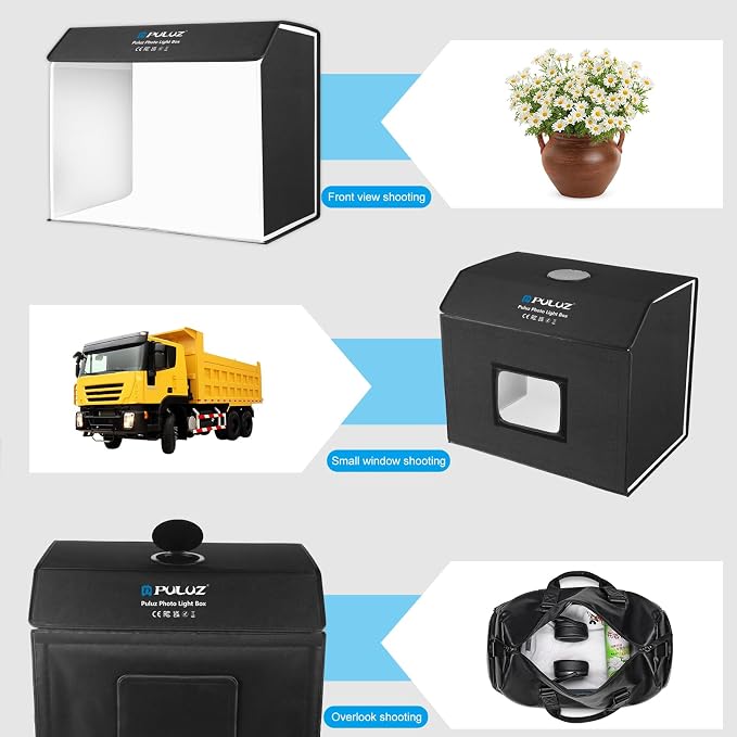 PULUZ Large Light Box, 24x16 inch Photo Studio Box, Photo Background Shooting