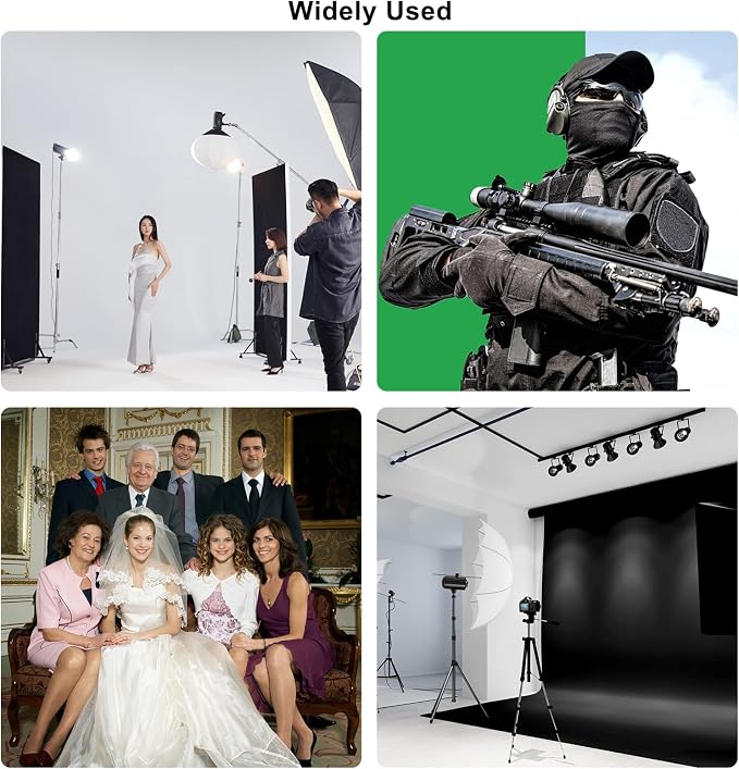Photography Lighting kit with Backdrops, 8.5x10ft Backdrop Stands, UL Certified