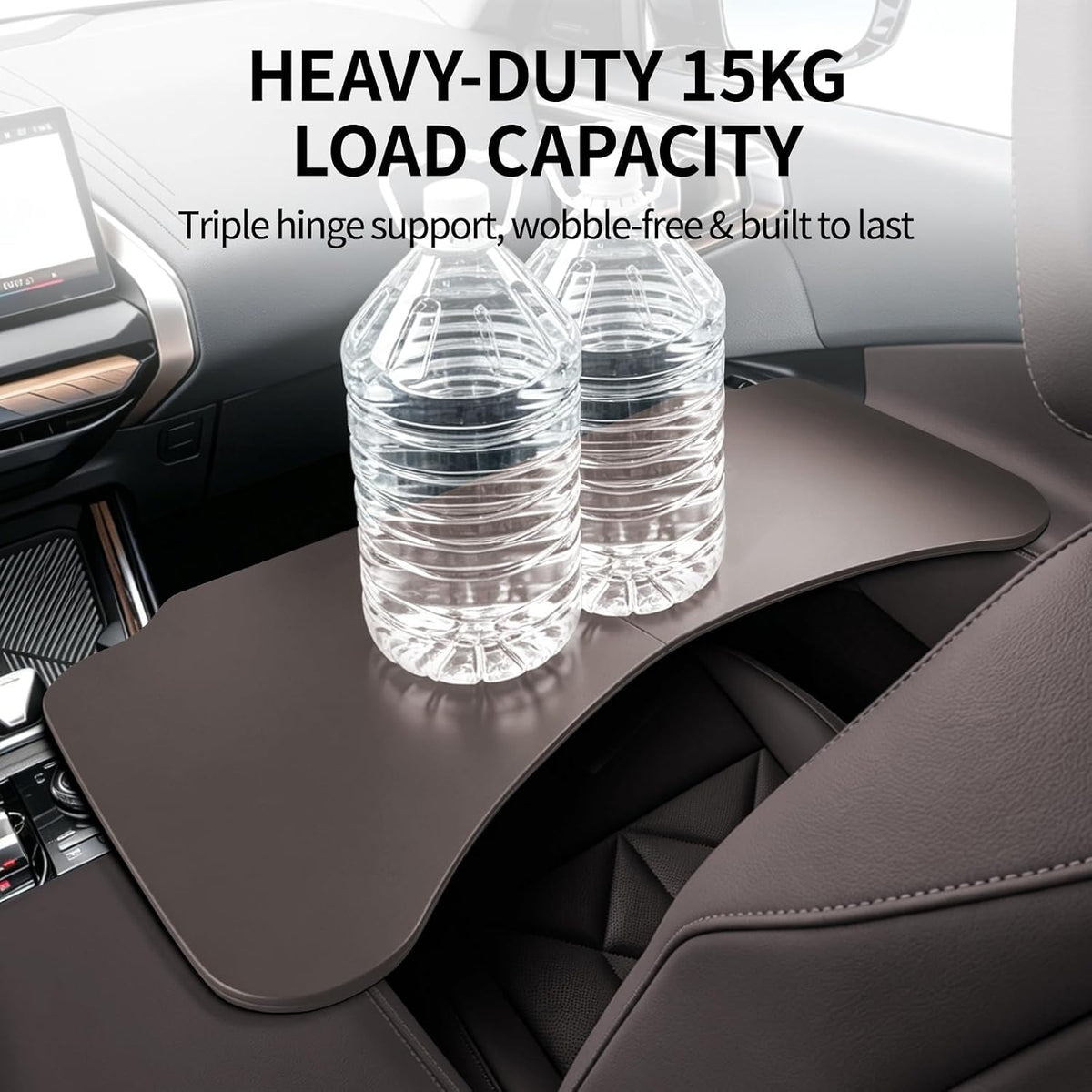 Foldable ABS Car Desk & Food Tray for BMW X3/X5/X7, Tesla Model 3/Y/S/X