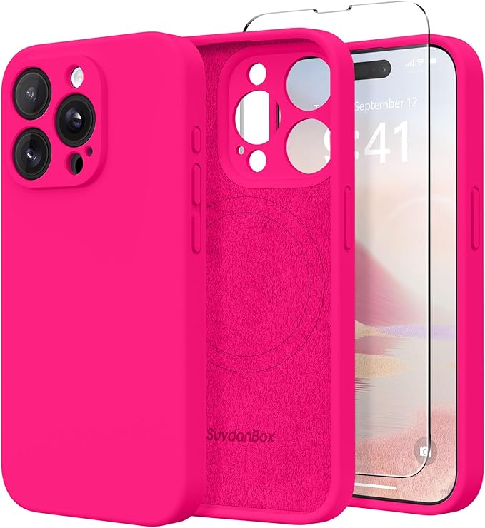 Magnetic for iPhone 15 Pro Case, Compatible
