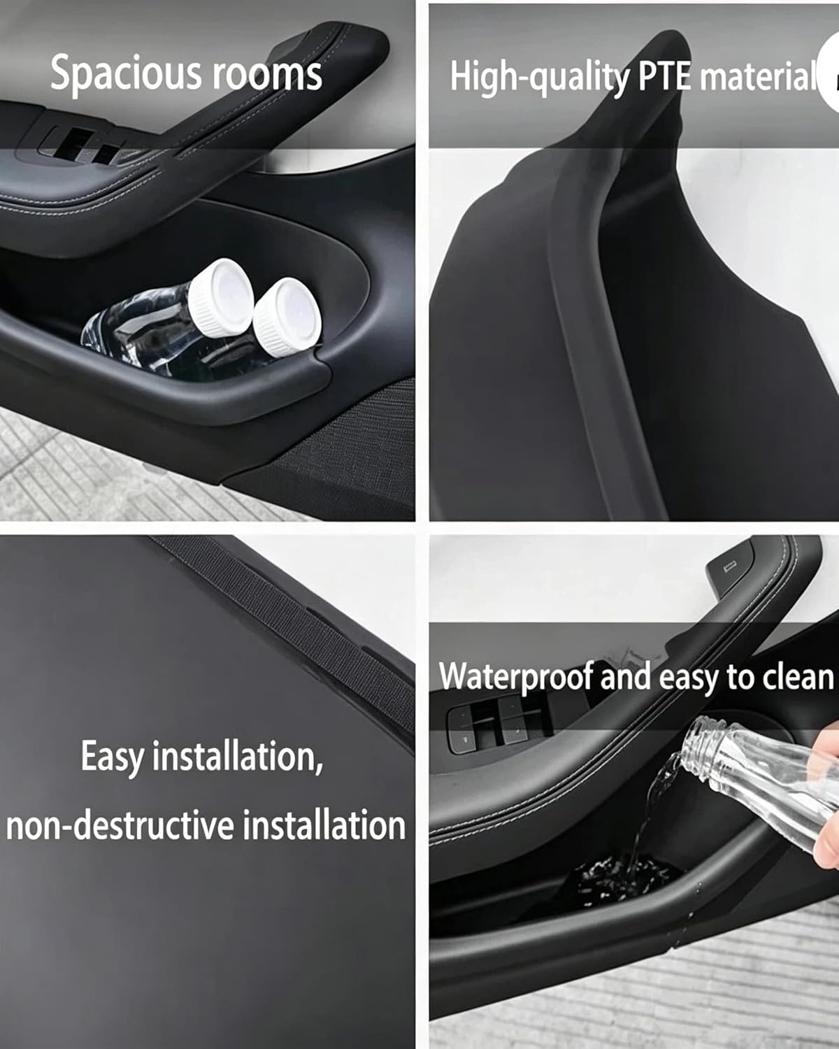 2025 2026 Tesla Model Y Juniper Door Pocket Liner Storage Box No YLStandard