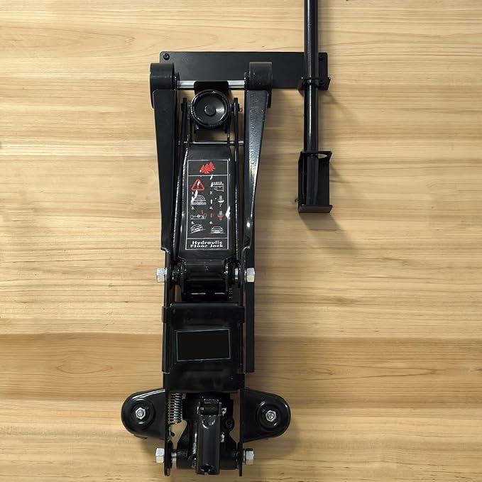 Wall Mount Floor Jack Stand Rack Organizer, Car Hydraulic Trolley Jack Stands Holder Wall Storage Rack Mount Brackets Jack Stands Tower Racing Trailer Accessories Tool