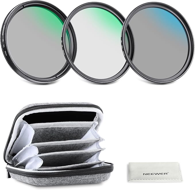 NEEWER 82mm UV/CPL/ND Lens Filter Kit
