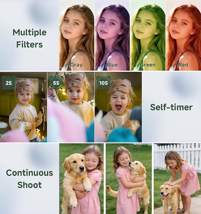 Digital Camera, 44MP FHD 1080P Point and Shoot Digital Camera
