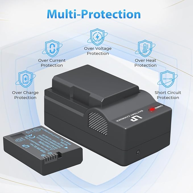 LP EN-EL14 EN EL14a Battery Charger Pack, P7800 & More