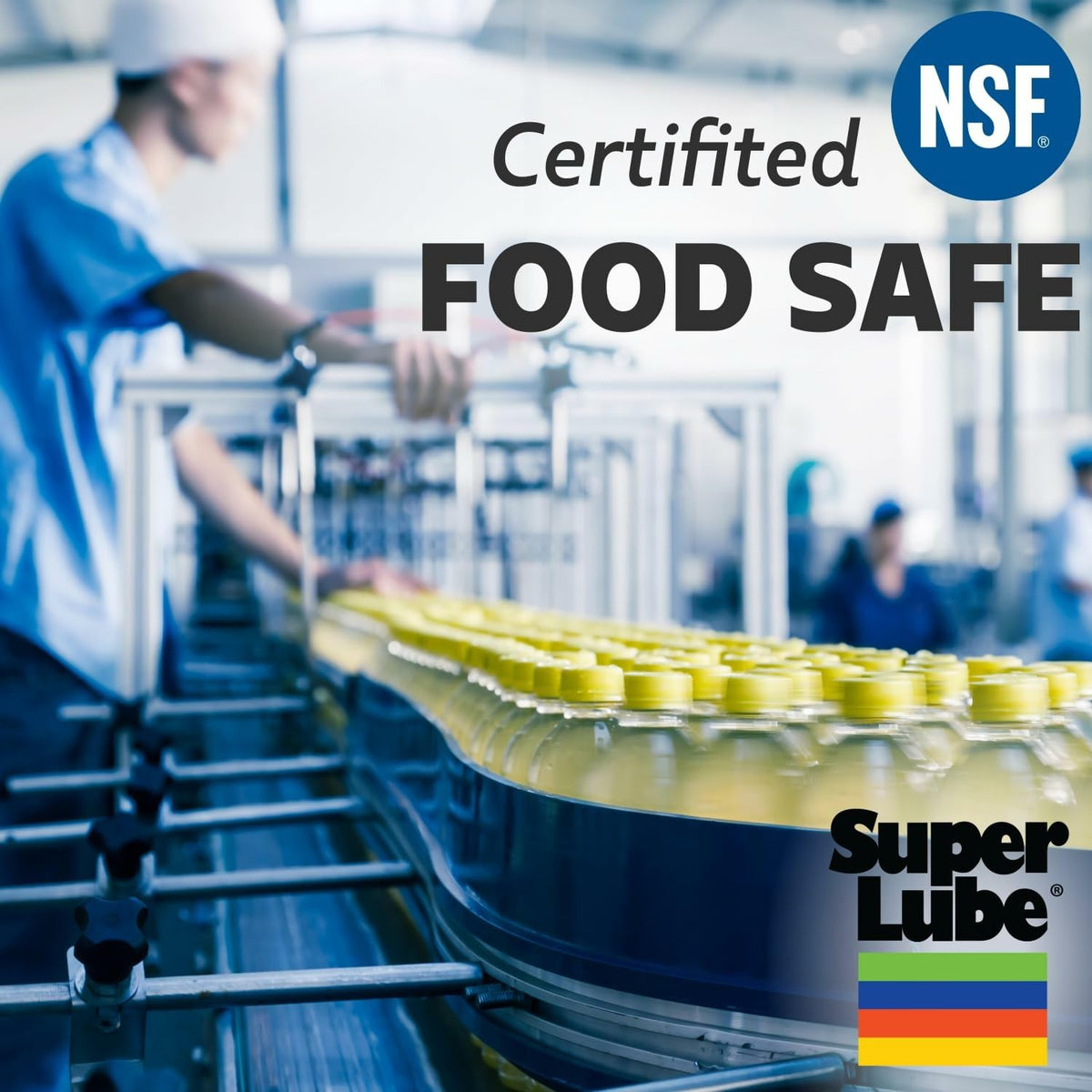 Super Lube Silicone Oil - NSF Certified Food Grade | High & Low Temp Stability | 4oz Clear Bottle