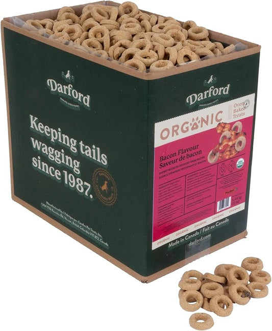 Darford Organic Premium Dog Treat - Bacon Flavor - 12 lb
