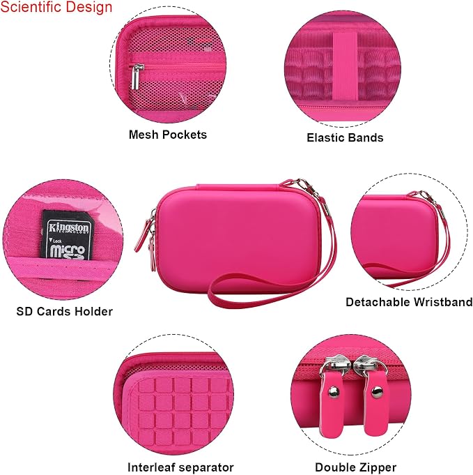 Elonbo Carrying Case for KODAK x Barbie Instant Smartphone Barbie Photo Printer