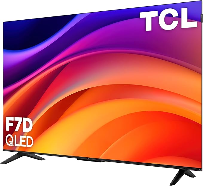 TCL 50-Inch F7D Series 4K QLED (50F7D, 2026 Model) with Dolby Vision HDR & Dolby Atmos Smart TV with Fire TV, Alexa+, Auto Game Mode, High Brightness LED Backlight, and Hands-Free Voice Control