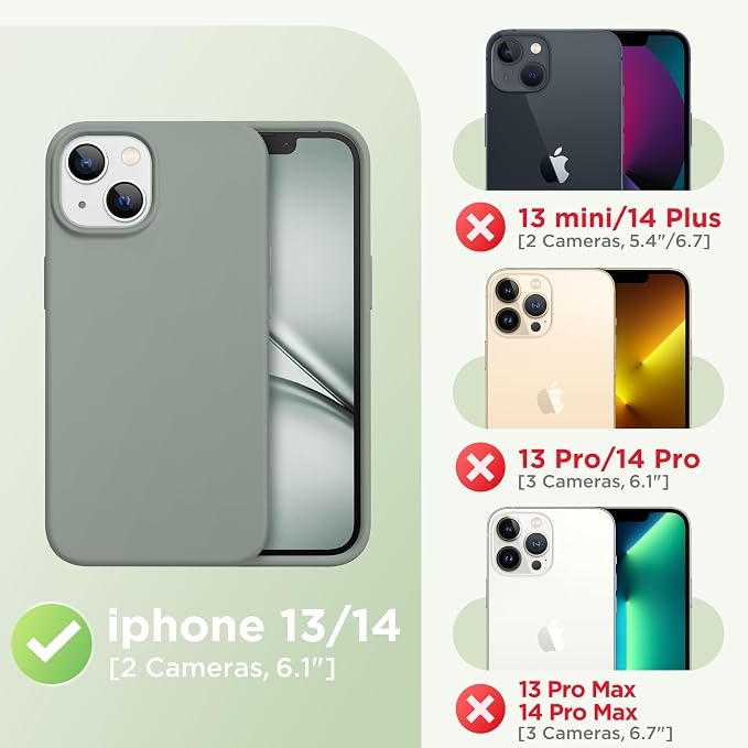 GolbinBox Magnetic for iPhone 13 Case & iPhone 14 Case, Compatible